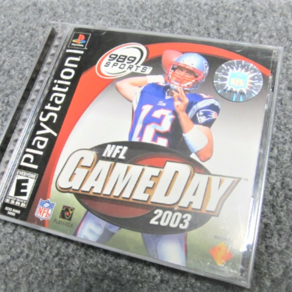 BK3 Sony PlayStation 1 NFL Game Day 2003 Black Label Complete Vintage Playstatio